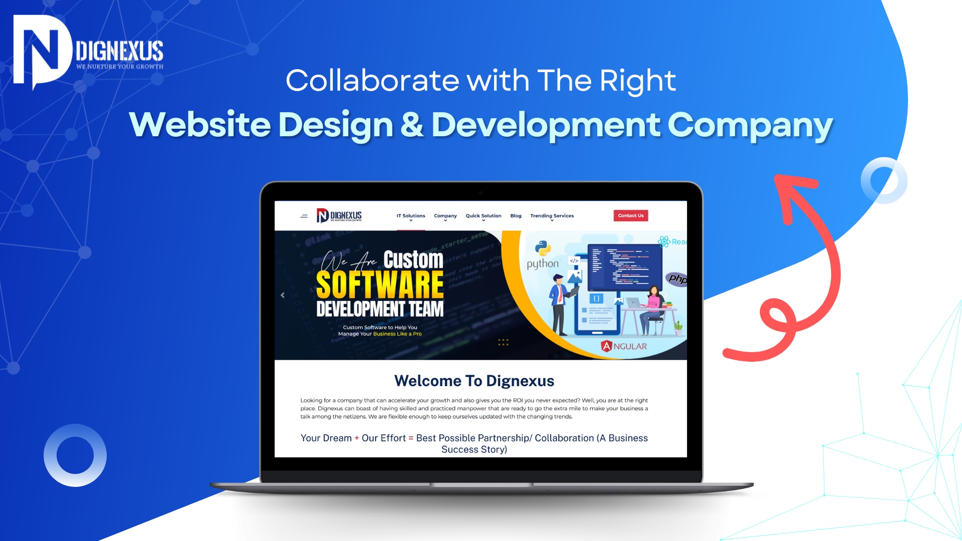 Collaborate with The Right Website Design and Development Company